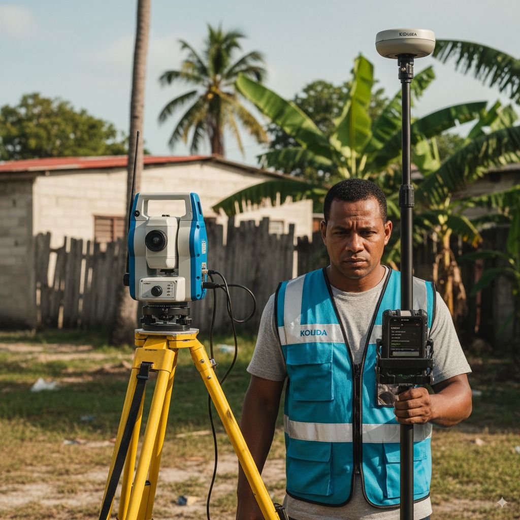 Topografía con GNSS en República Dominicana con RTK NTRIP y CORS