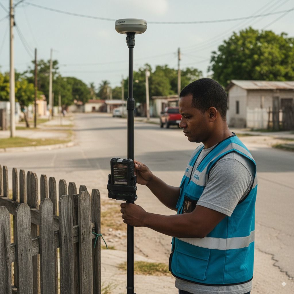 Topografía con GNSS: medición de vértices y replanteos con NTRIP en RD