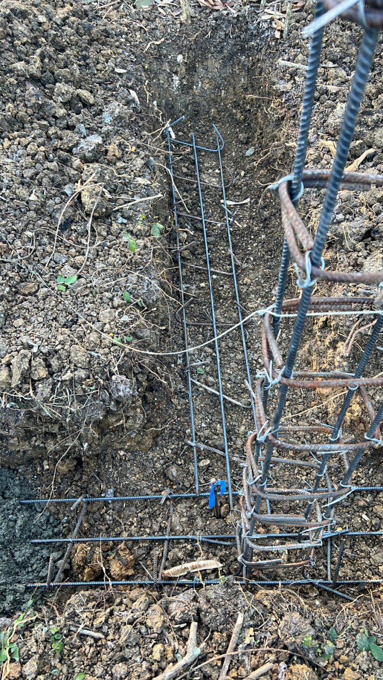 Trabajo de mensura en campo: linderos y puntos marcados