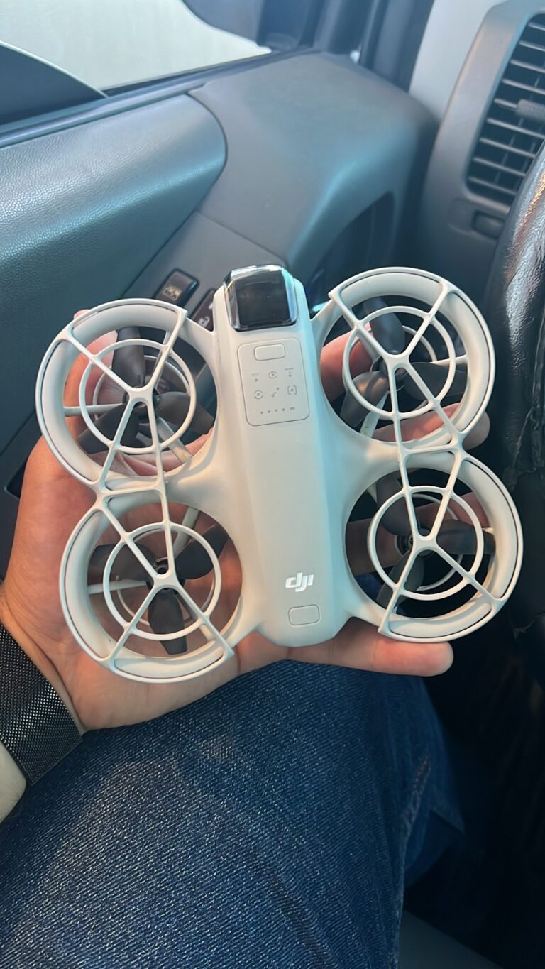 Vista aérea tomada con dron durante un levantamiento